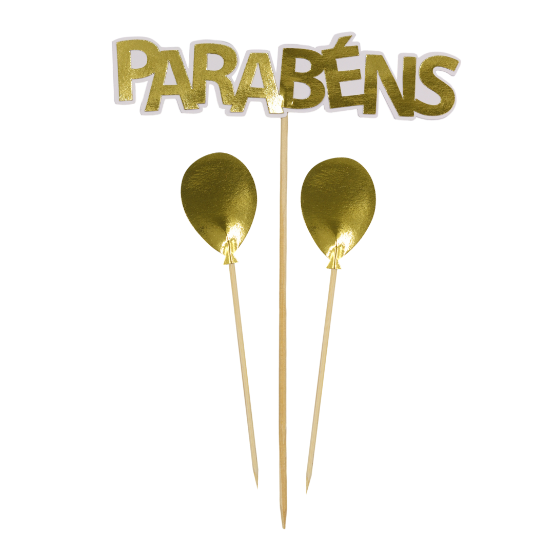 Cake Topper - Color Block Parabens