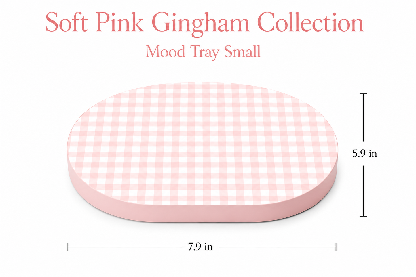 Tray VG Checkered Pink