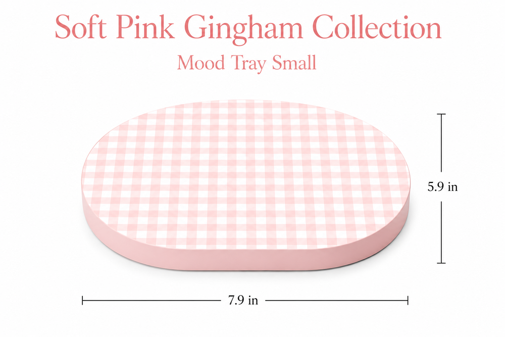 Tray VG Checkered Pink