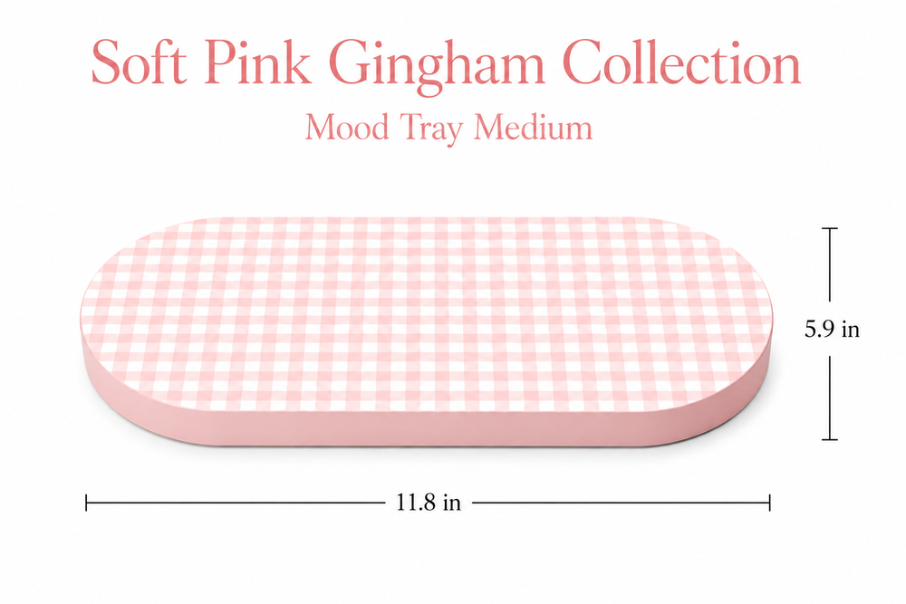 Tray VG Checkered Pink