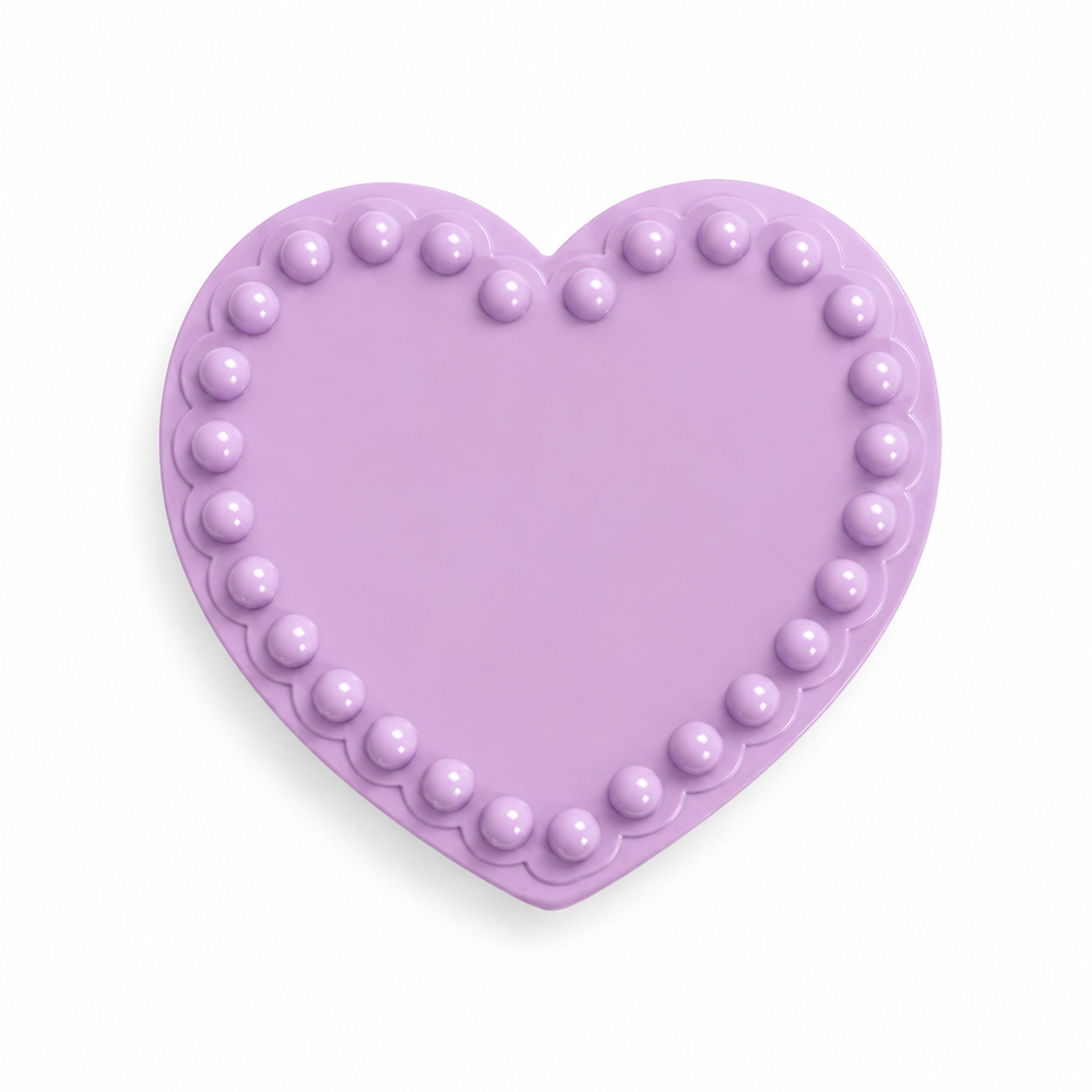 Beaded Heart Tray