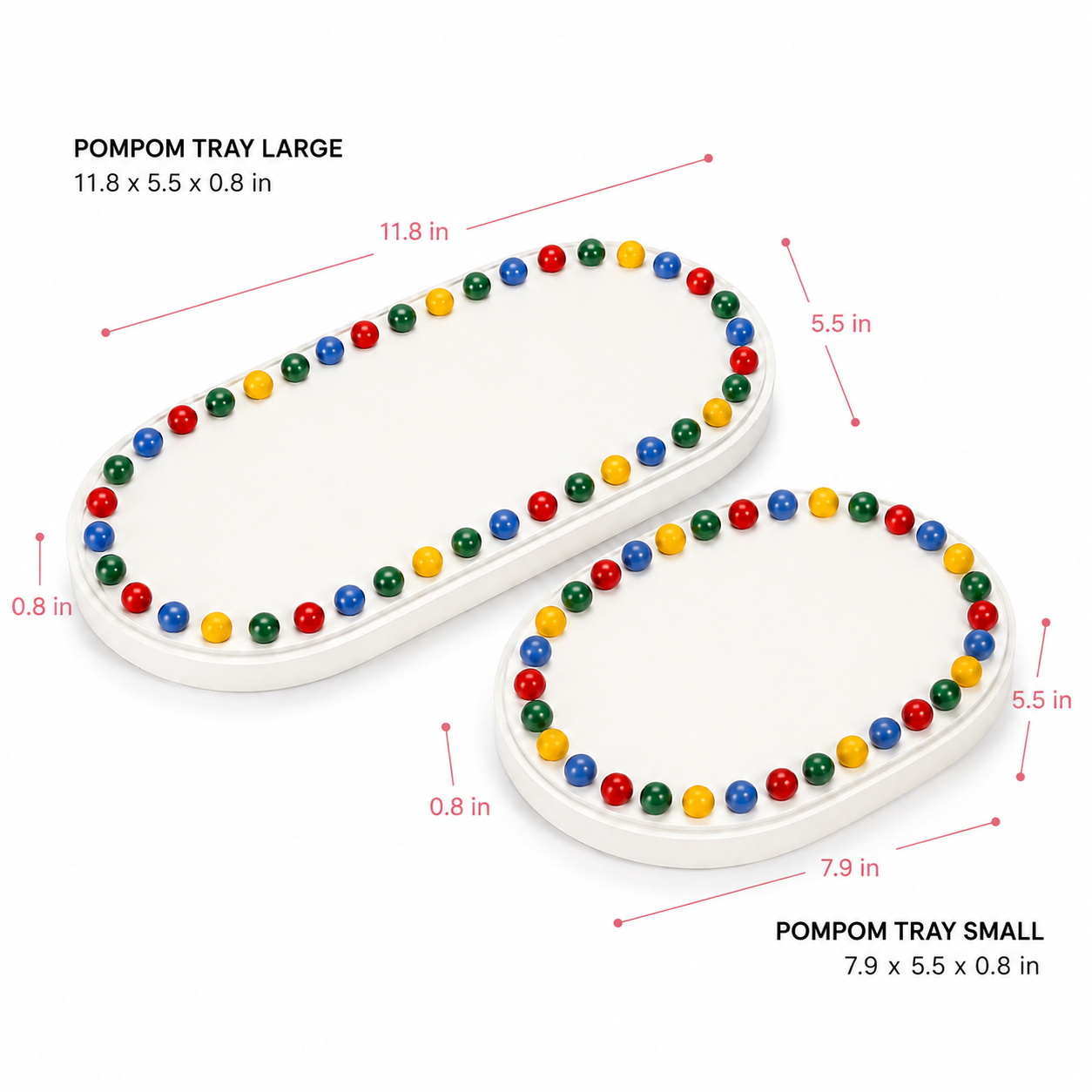 Tray Pompom Color