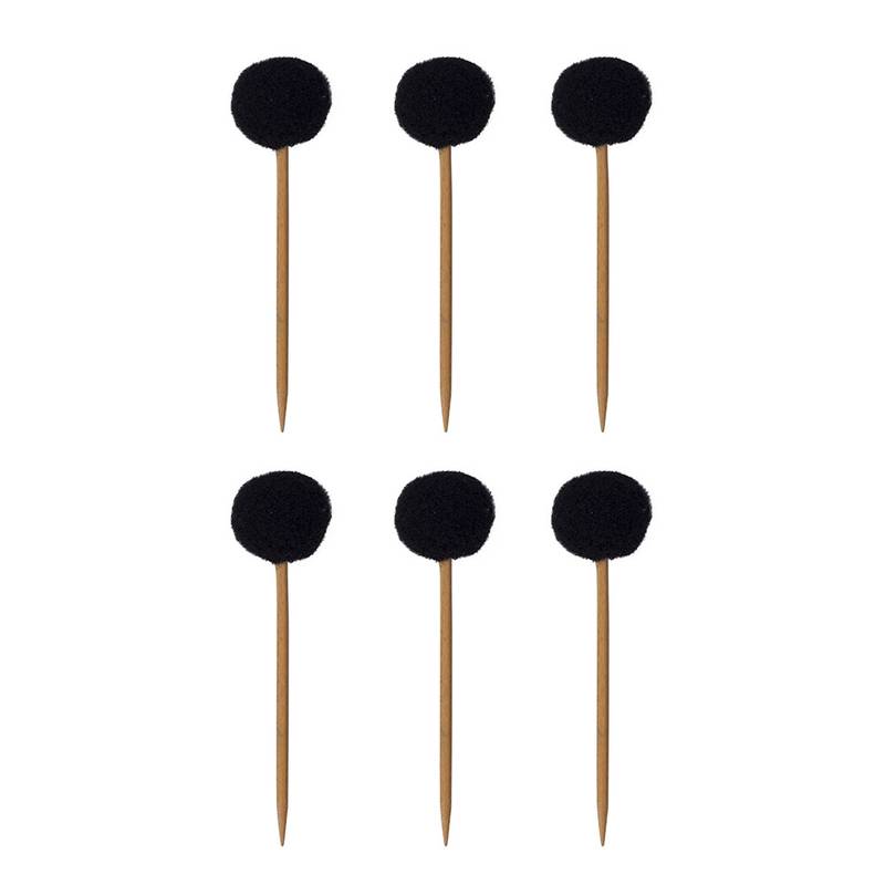 Pompom Toppers (Set of 6)