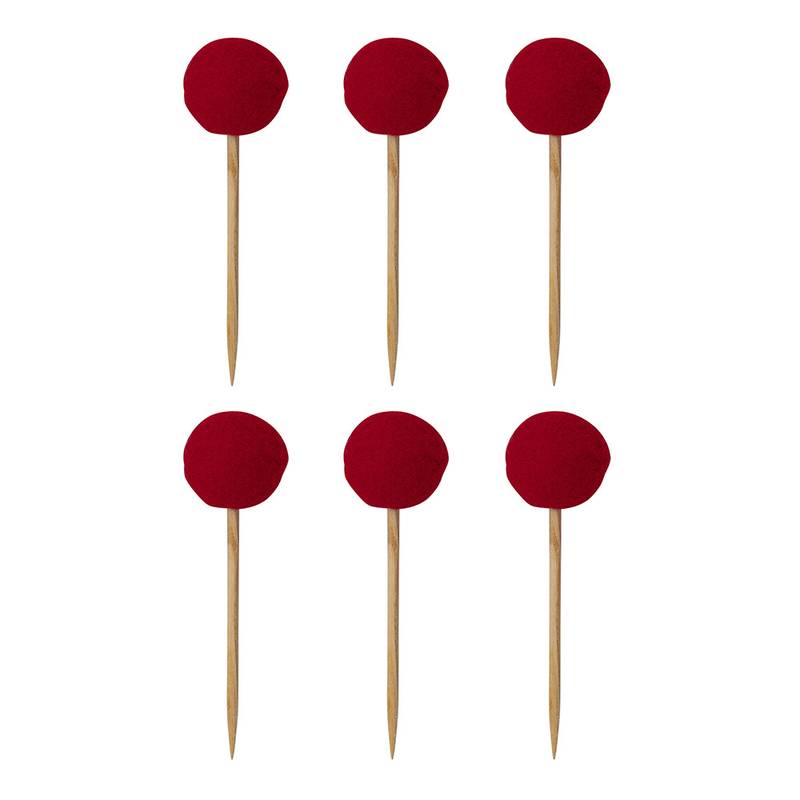 Pompom Toppers (Set of 6)