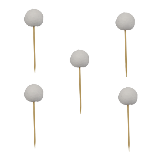 Cupcake Toppers - Pompom Color Block