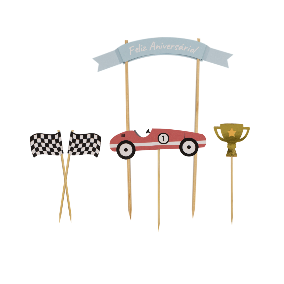 Cake Topper - Cars Go!