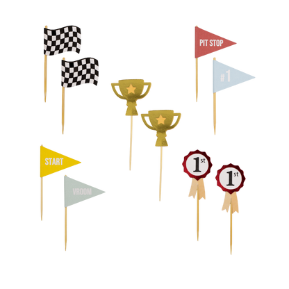 Cupcake Toppers - Corrida (Racing)