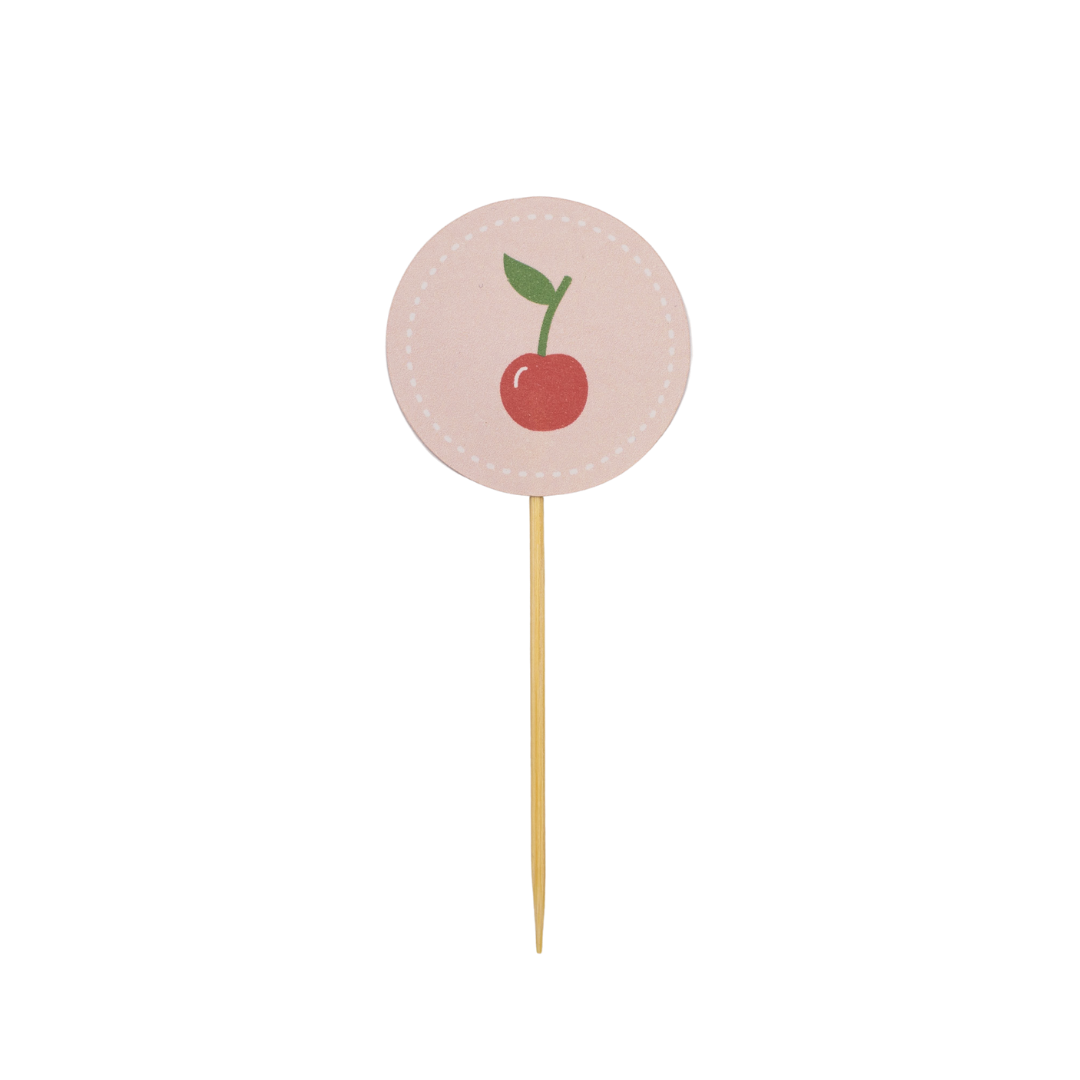 Cupcake Toppers - Pink Cherry