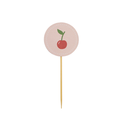 Cupcake Toppers - Pink Cherry