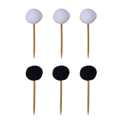 Pompom Toppers (Set of 6)