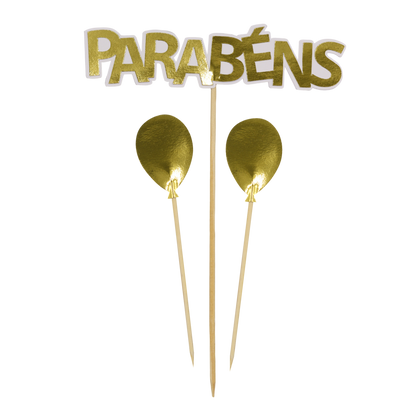 Cake Topper - Color Block Parabens