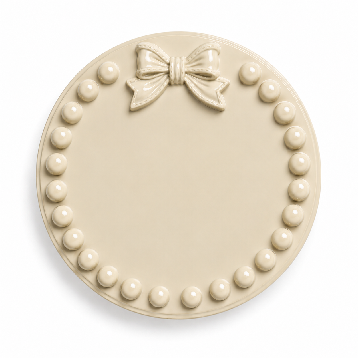 Beaded Bow Tray
