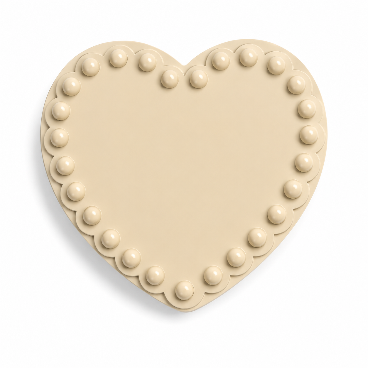 Beaded Heart Tray