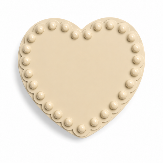 Beaded Heart Tray