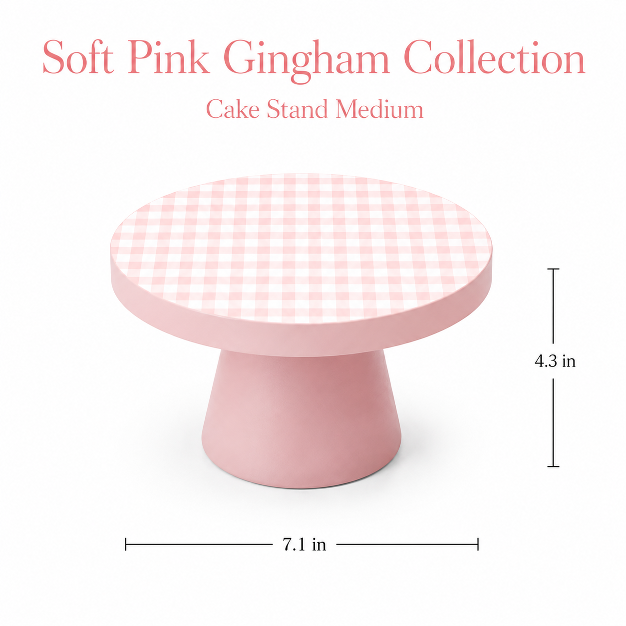 Cake Stand VG Checkered