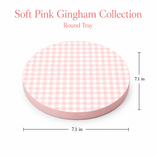 Tray VG Checkered Pink