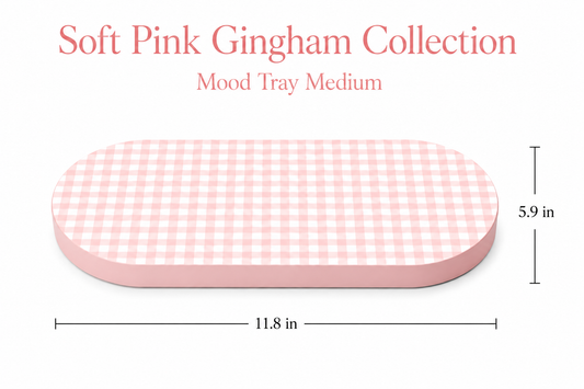 Tray VG Checkered Pink