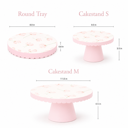 Cake Stand VG Waves Flower