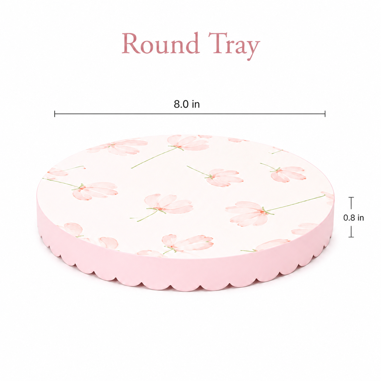 Tray Floral Wave