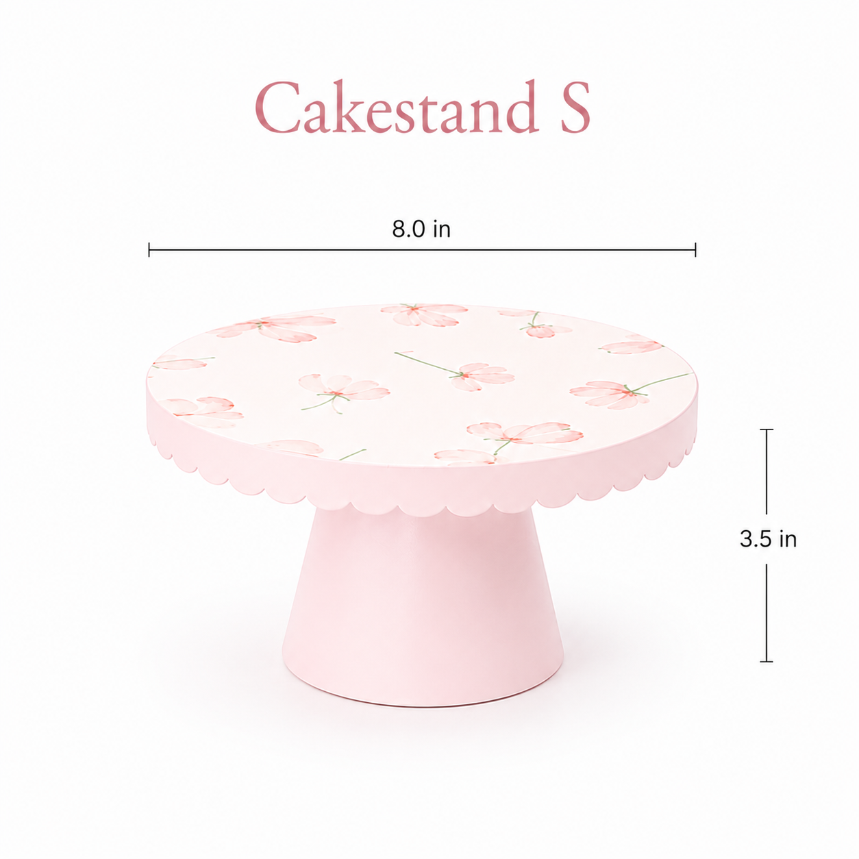Cake Stand VG Waves Flower
