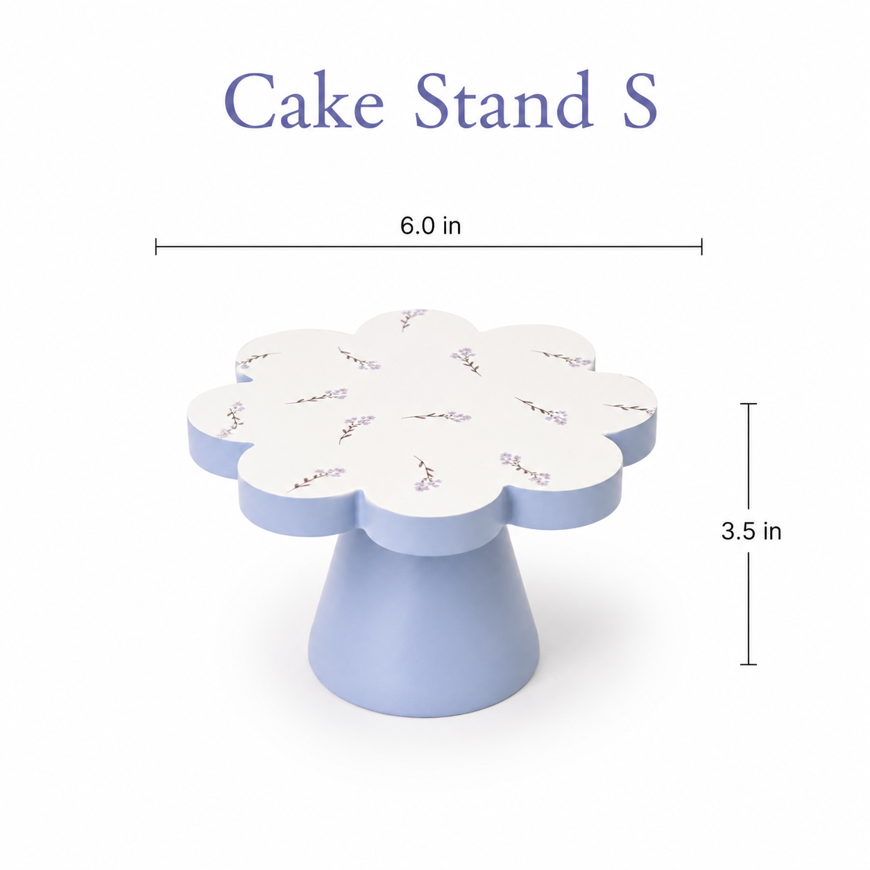 Cake Stand VG Flower Hortense