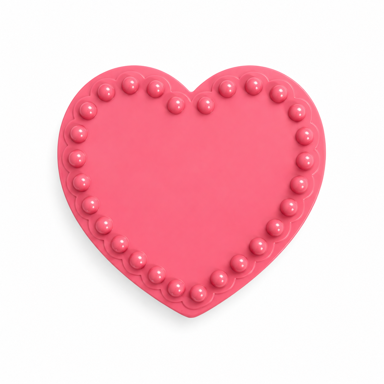 Beaded Heart Tray