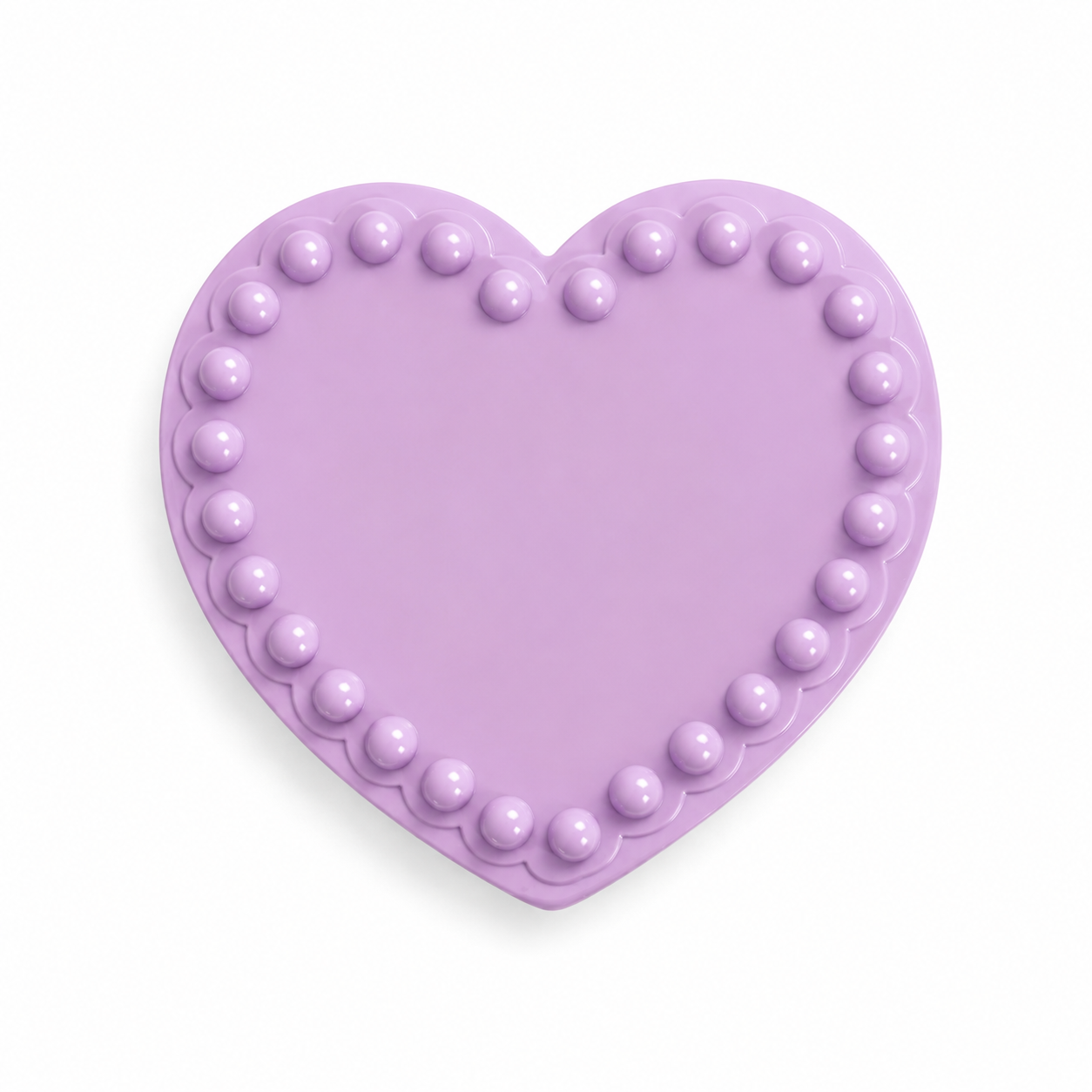 Beaded Heart Tray