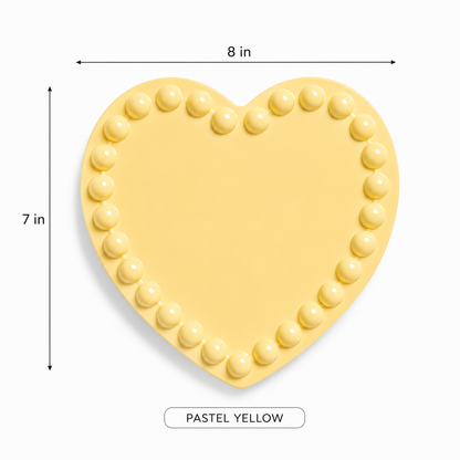 Beaded Heart Tray