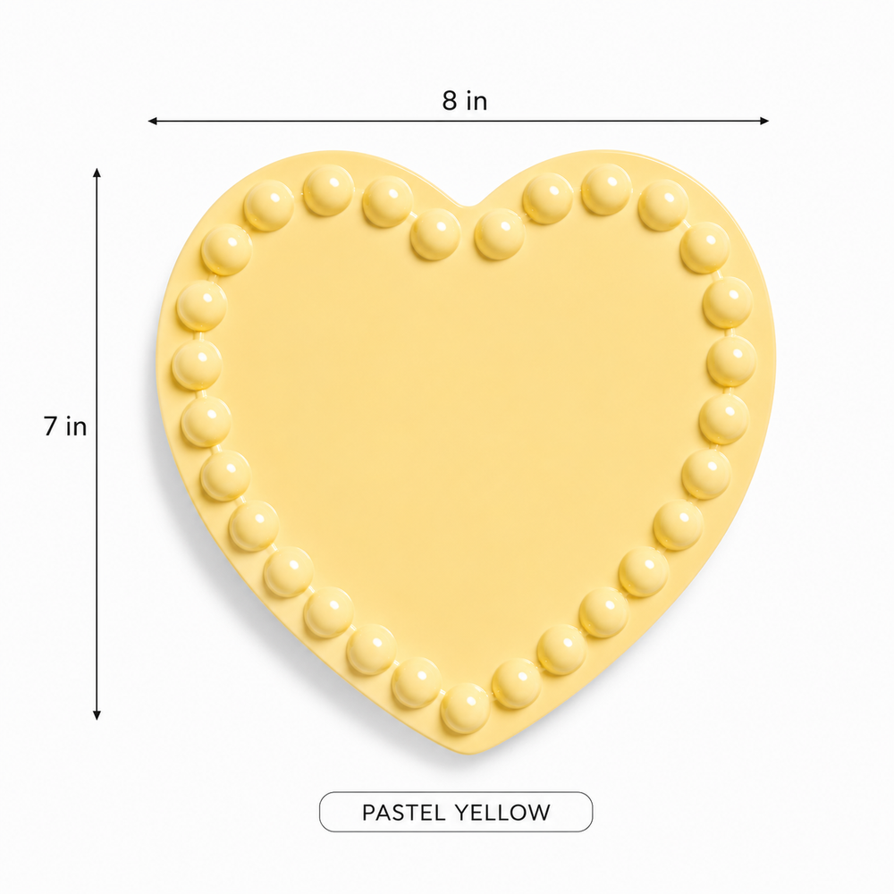 Beaded Heart Tray