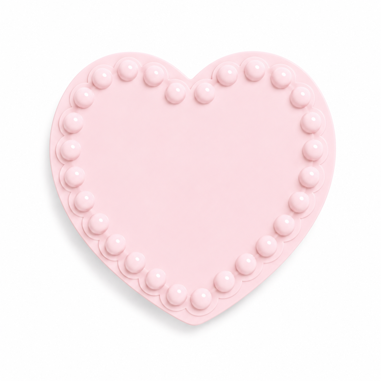Beaded Heart Tray