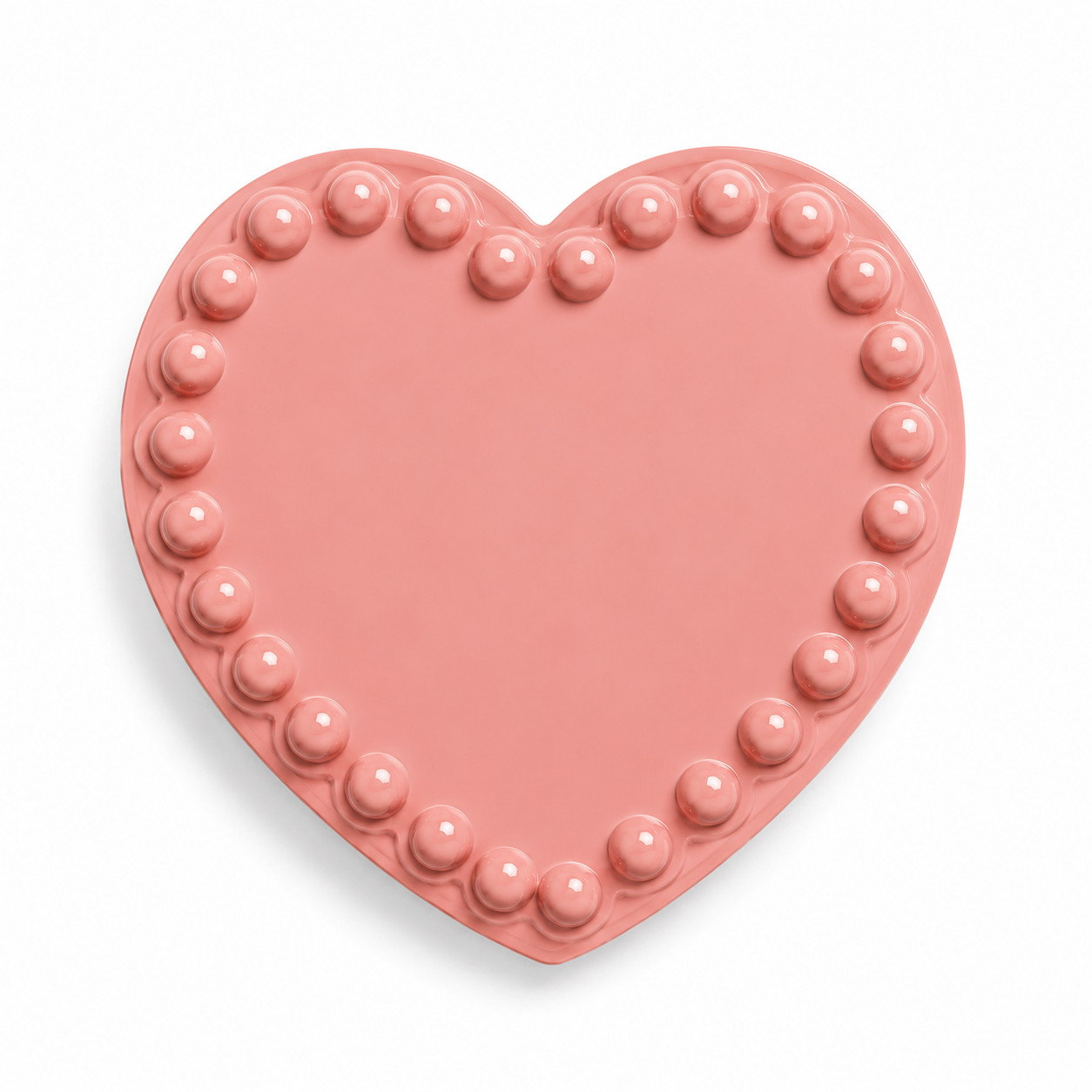 Beaded Heart Tray