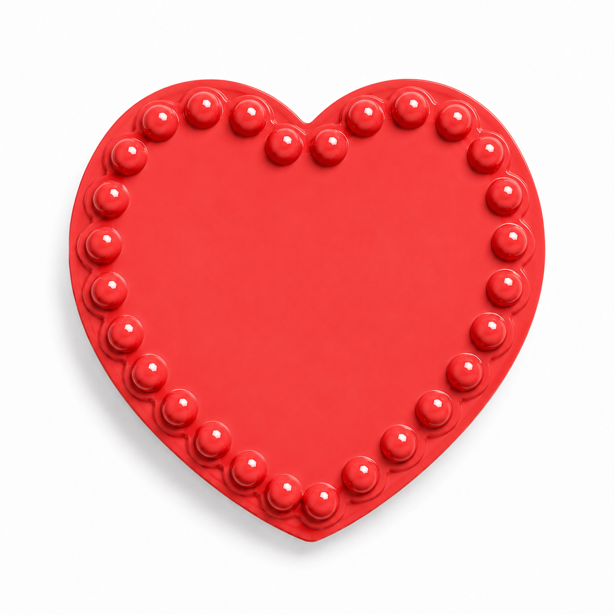 Beaded Heart Tray