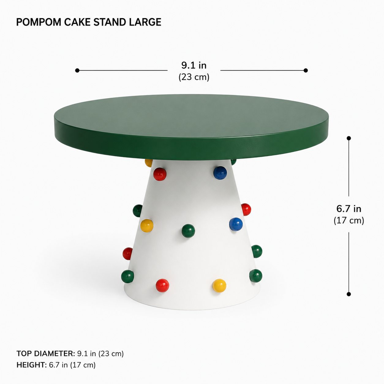 Cake Stand Pompom Color