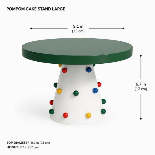 Cake Stand Pompom Color