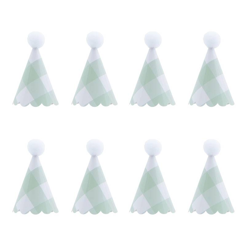 Mini Party Hats (Set of 8)