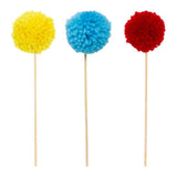 Pompom Streamers Cake Topper