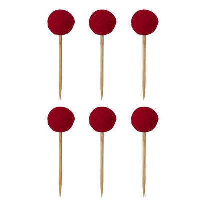 Pompom Toppers (Set of 6)