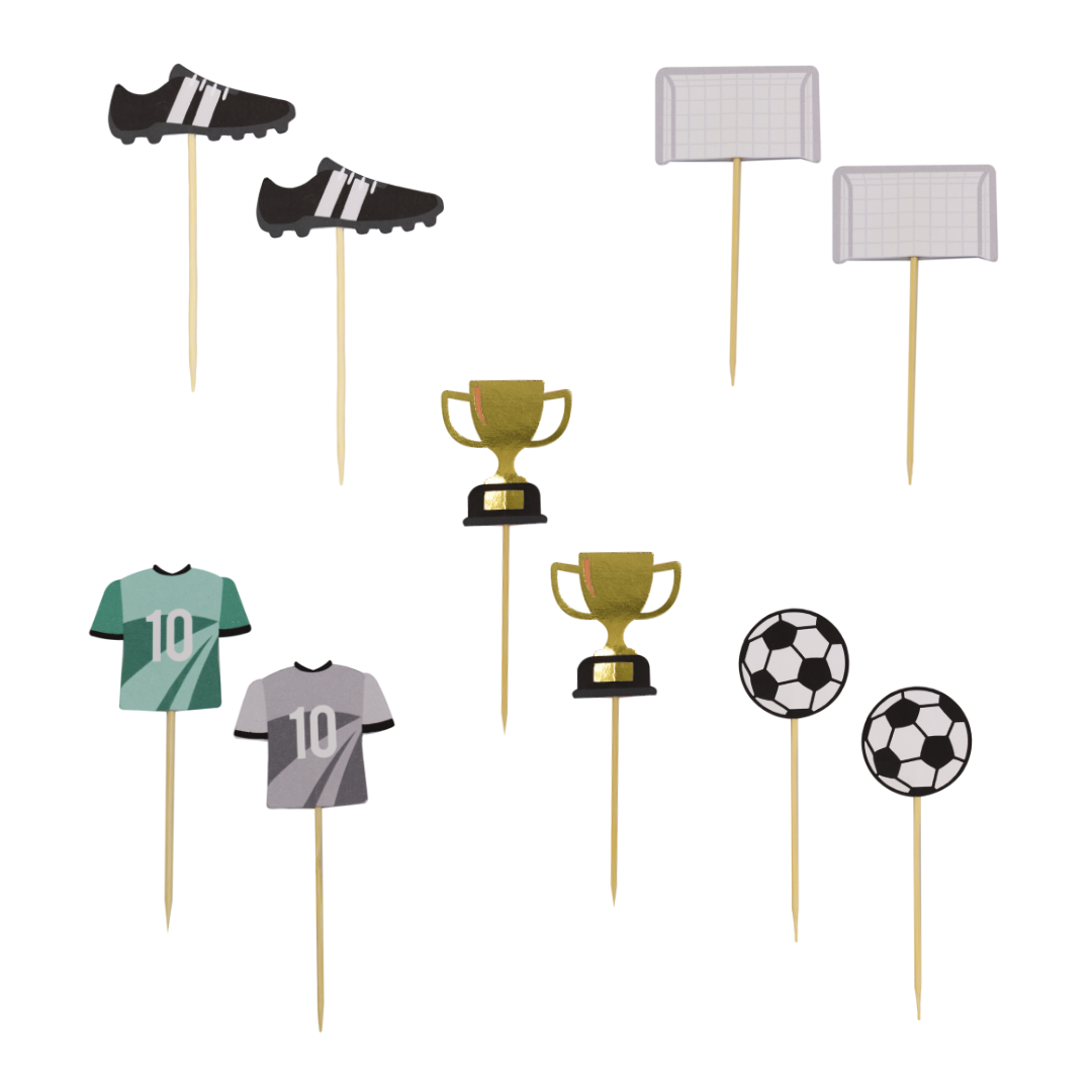 Cupcake Toppers - Futebol (Soccer)
