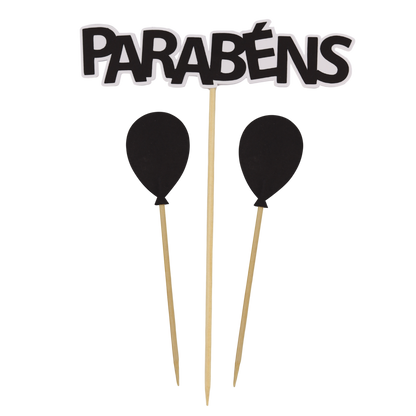 Cake Topper - Color Block Parabens