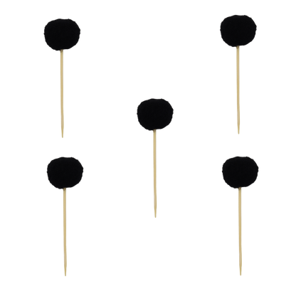 Cupcake Toppers - Pompom Color Block