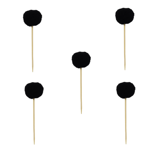 Cupcake Toppers - Pompom Color Block