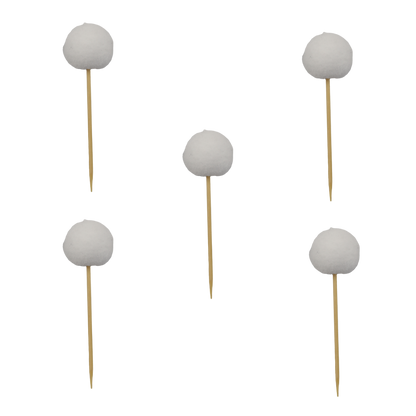 Cupcake Toppers - Pompom Color Block