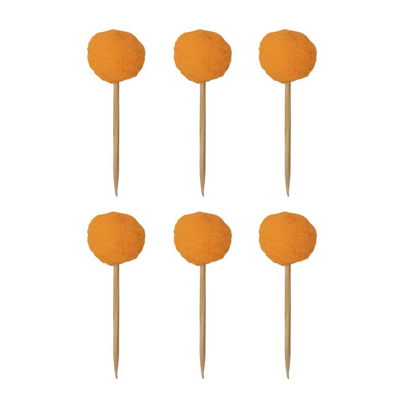 Pompom Toppers (Set of 6)