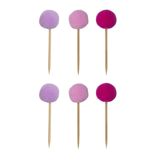 Pompom Toppers (Set of 6)